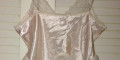 Снимка номер 4 за Дантелено боди в прасковено розово, като ново