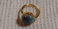 Снимка номер 1 за Пръстен с африкански тюркоаз