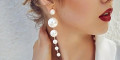 Снимка номер 2 за Модни обеци Перлен Пискюл
