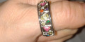 Снимка номер 2 за Пръстен -халка с Разни камъни
