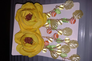 Снимка номер 1 за Модни обици Ранункули