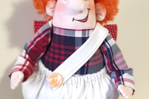 Снимка номер 1 за Кукла Карлсън. Кукла Фрекен Бок. Ръчно изработена