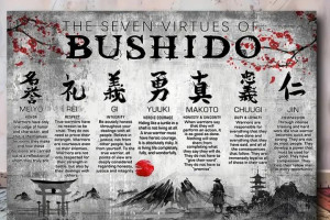 Снимка номер 1 за Постер платно Бушидо