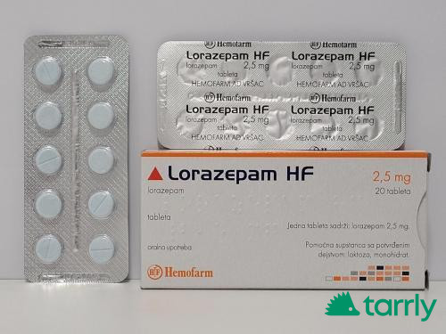 Снимка номер 1 за Lorazepam Лоразепам 2.5 mg 2 x 10 tbl