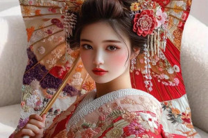 Снимка номер 1 за Калъфка Гейша с чадър