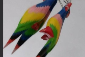 Снимка номер 1 за Обици Папагали