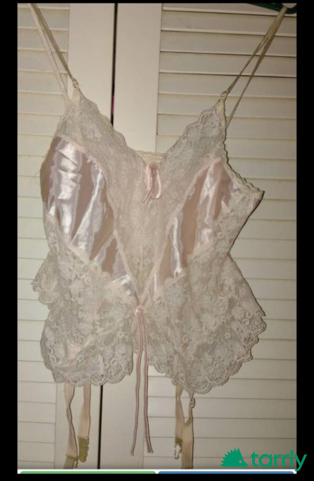 Снимка номер 1 за Еротично боди в прасковено розово