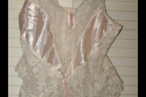 Снимка номер 1 за Еротично боди в прасковено розово