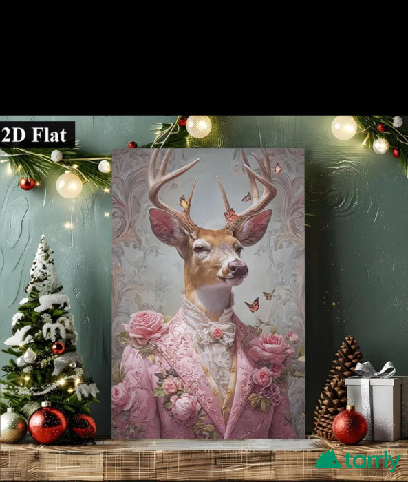 Снимка номер 1 за Розов елен постер