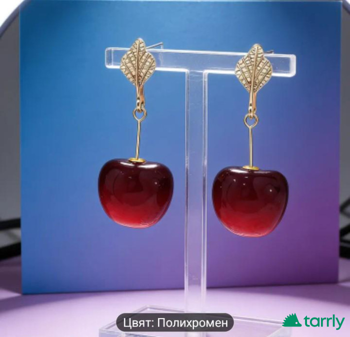 Снимка номер 1 за Обеци Череши