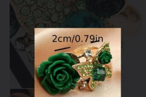 Снимка номер 1 за Пръстен Изумрудената роза