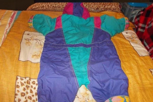 Снимка номер 1 за Бебешки гащеризон с качулка, до 92 см