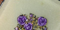 Снимка номер 1 за Брошка Букет Лилавите рози
